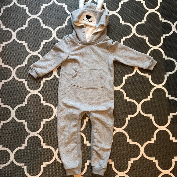 Cat and Jack 1-pc. Bunny Jumpsuit, Sz. 24 mo. - Picture 2 of 10